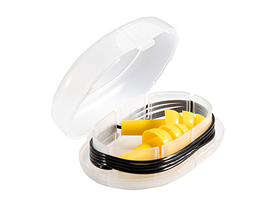 Muestra del empaque del tapón auditivo